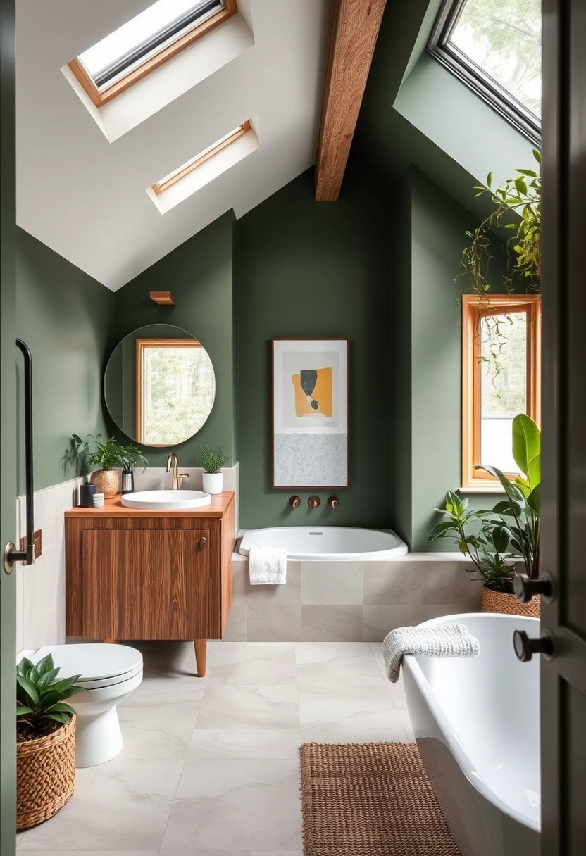 Lake house bathroom decor ideas 4
