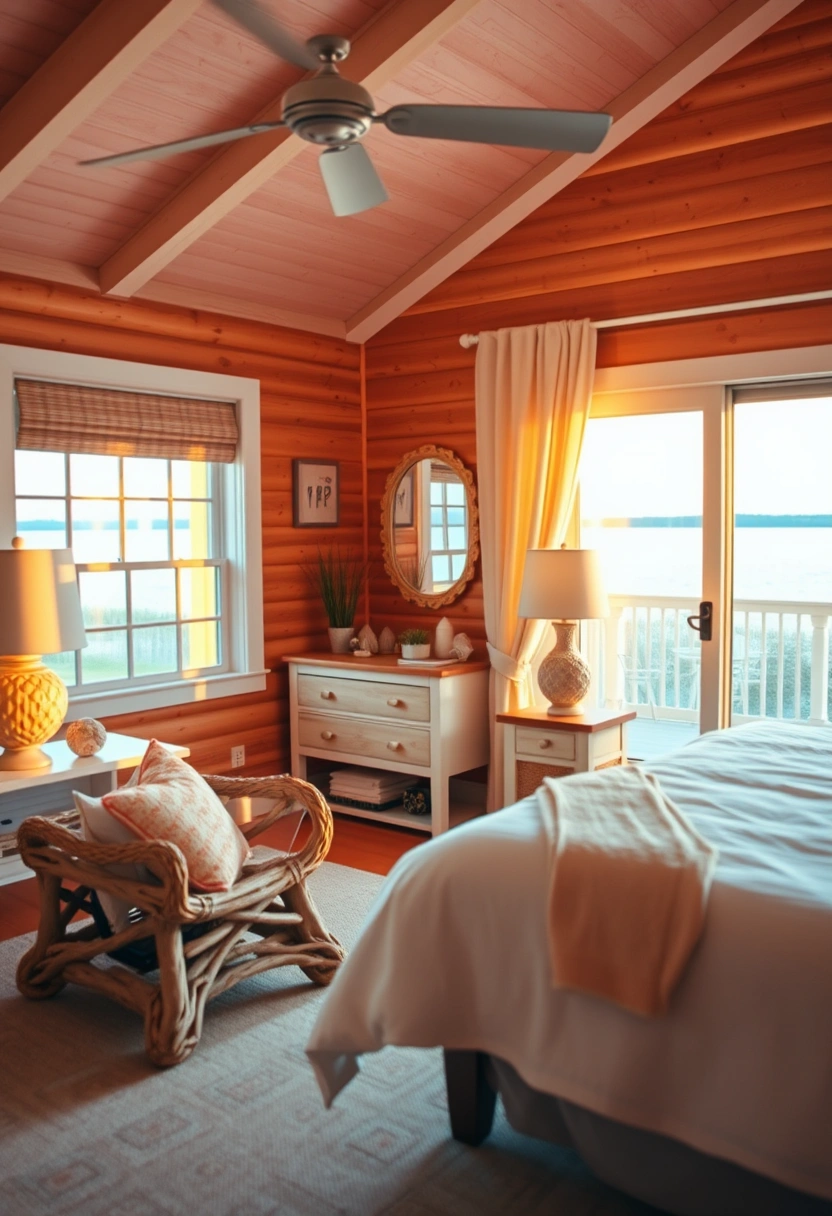 Lake house bedroom decor ideas 13