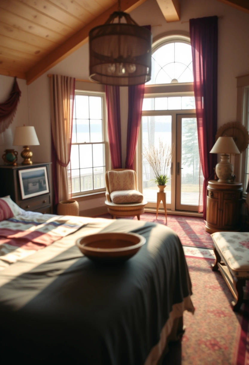 Lake house bedroom decor ideas 17