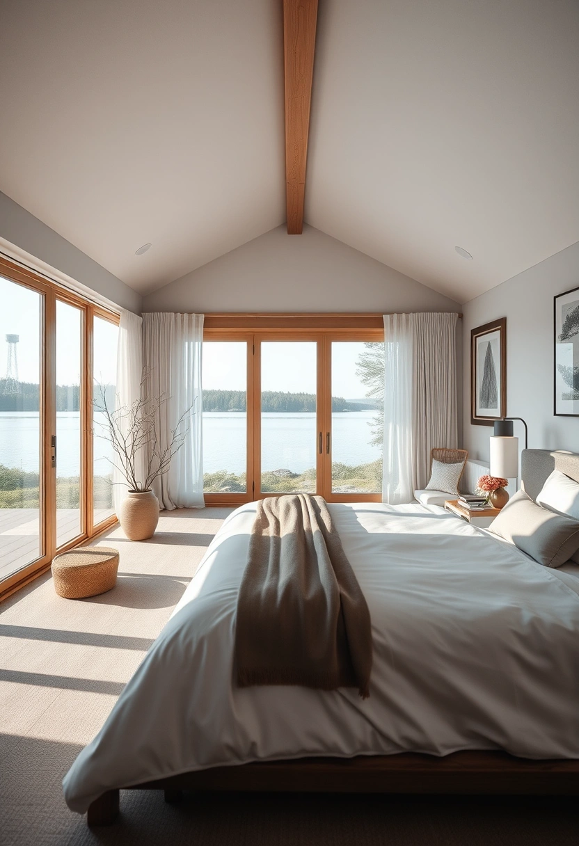Lake house bedroom decor ideas 20