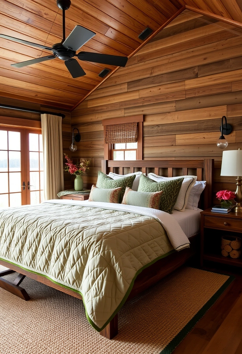 Lake house bedroom decor ideas 4