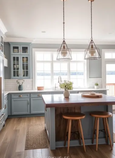 Lake house kitchen ideas 1