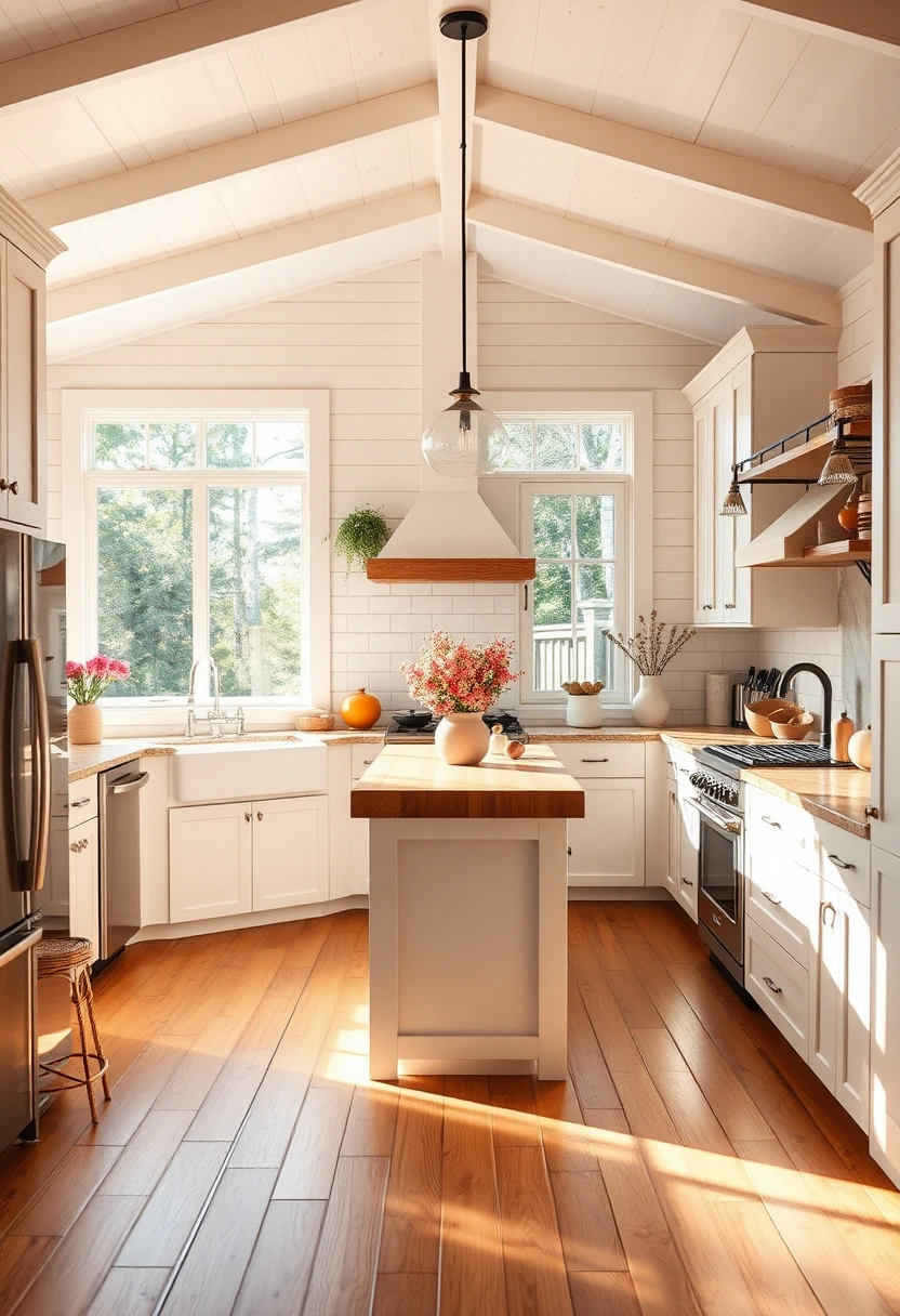 Lake house kitchen ideas 13