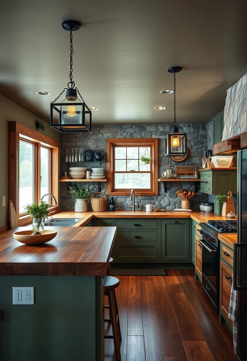 Lake house kitchen ideas 19
