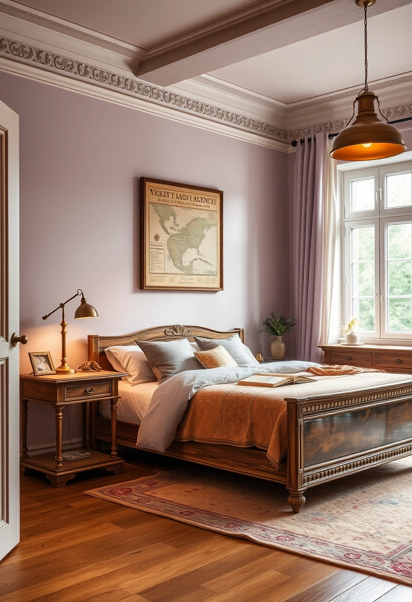 Light academia bedroom ideas 10