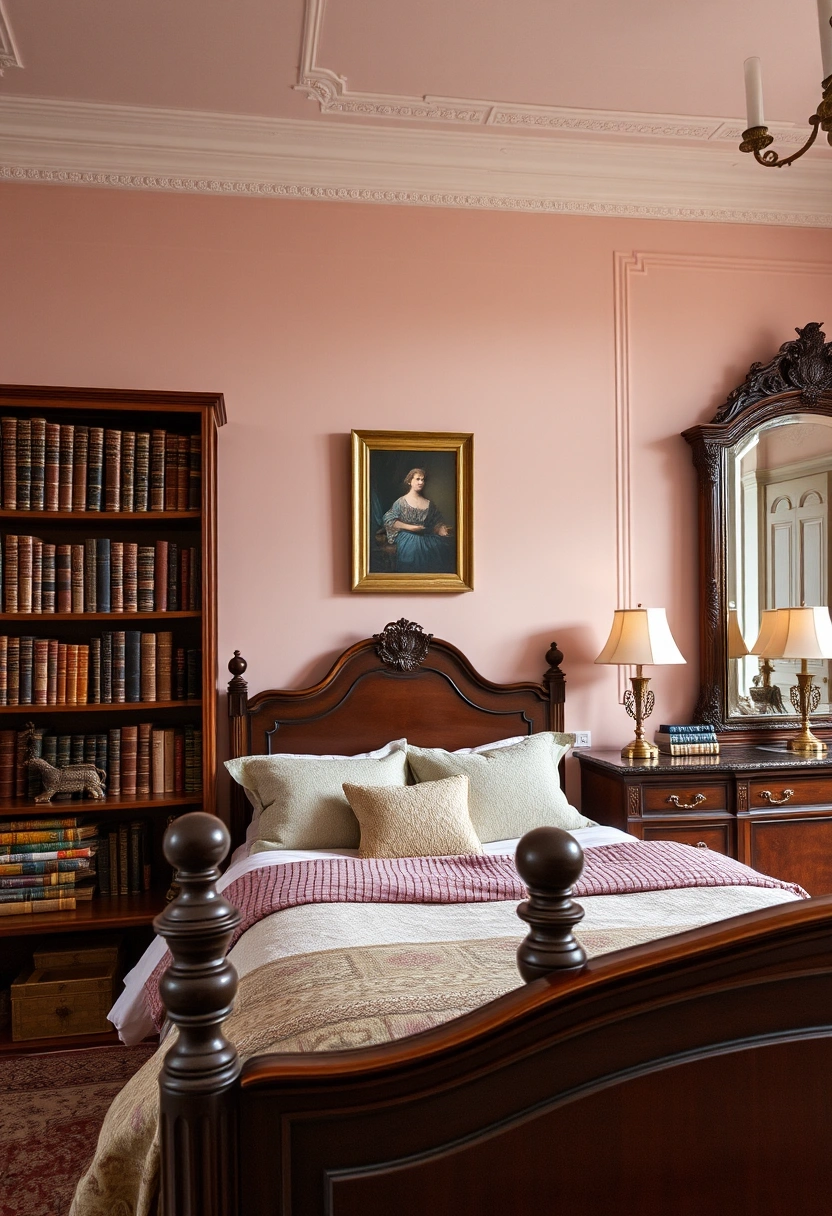 Light academia bedroom ideas 2