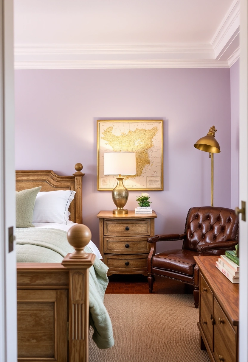Light academia bedroom ideas 4