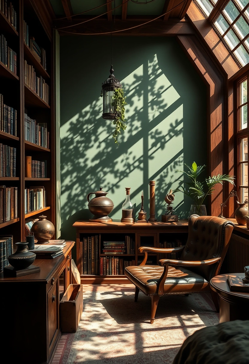 Light academia bedroom ideas 9