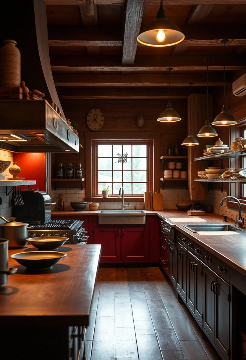 Light academia kitchen ideas 11