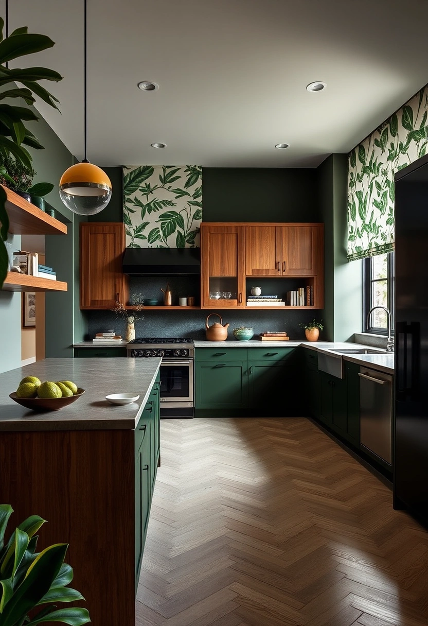 Light academia kitchen ideas 12