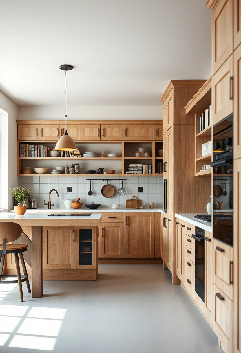 Light academia kitchen ideas 13