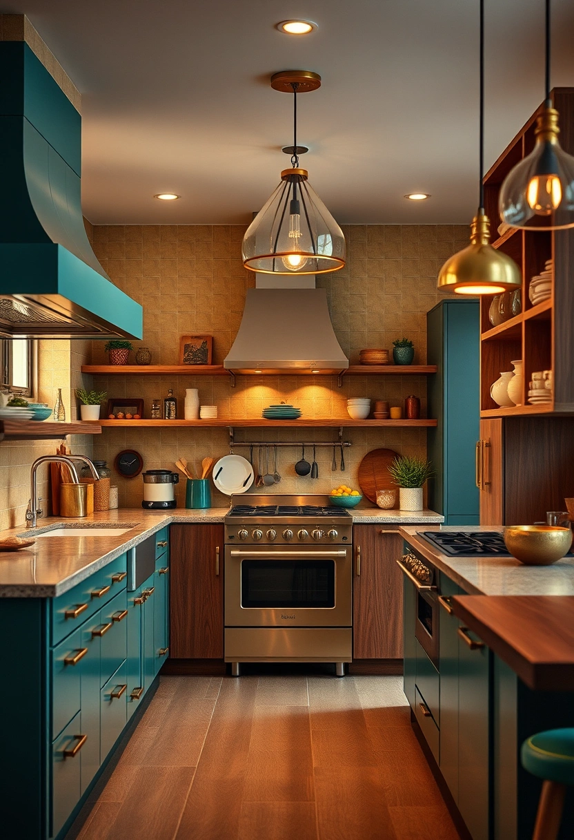 Light academia kitchen ideas 15