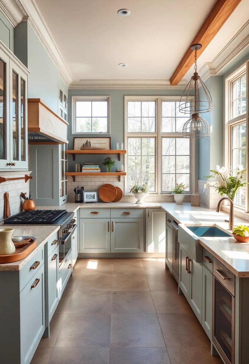 Light academia kitchen ideas 18
