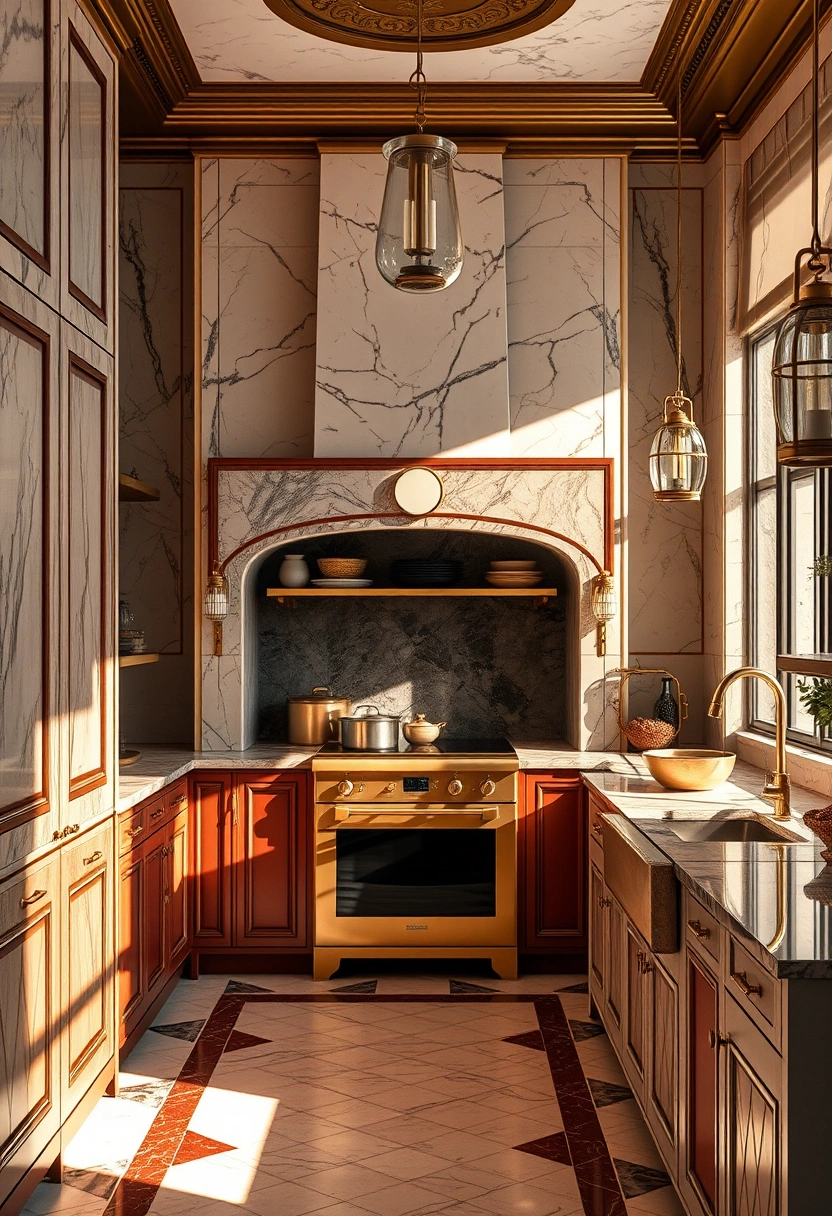Light academia kitchen ideas 19
