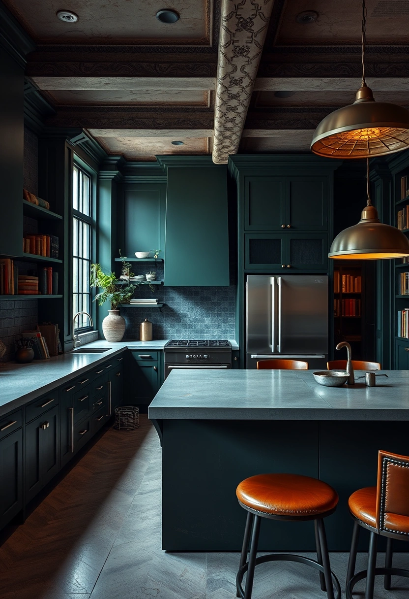 Light academia kitchen ideas 4