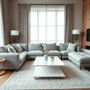 Living room grey couch ideas 1