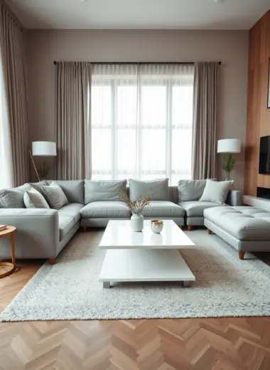 Living room grey couch ideas 1