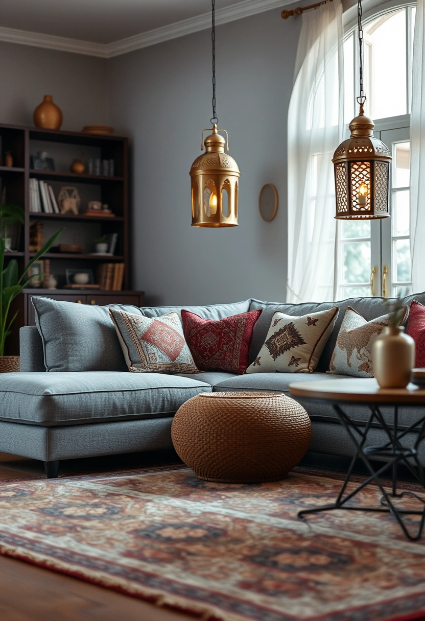 Living room grey couch ideas 13