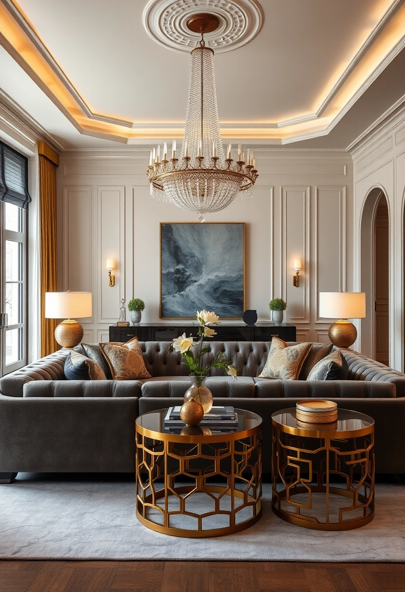 Living room grey couch ideas 17