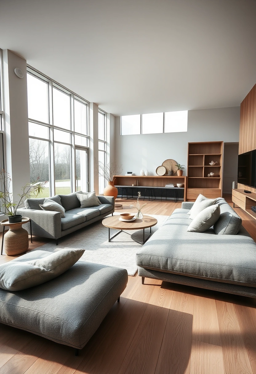 Living room grey couch ideas 19