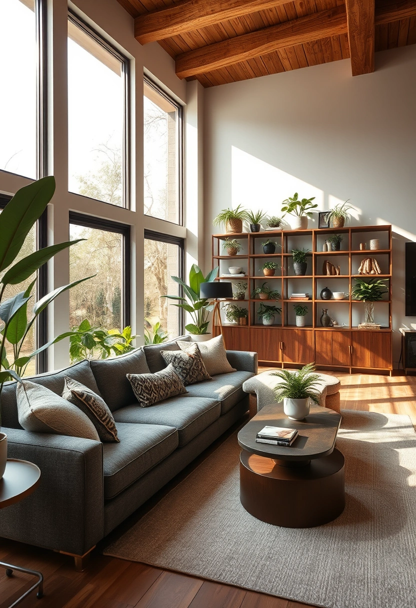 Living room grey couch ideas 7