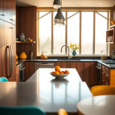 Mid century modern kitchen decor ideas 1