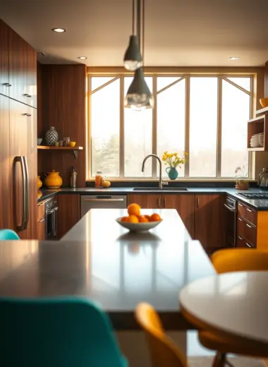 Mid century modern kitchen decor ideas 1
