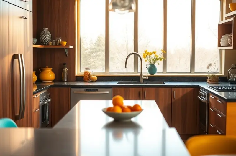 Mid century modern kitchen decor ideas 1