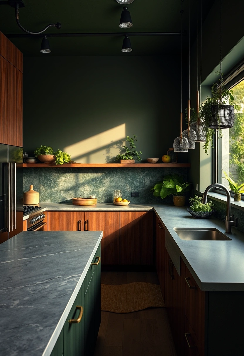 Mid century modern kitchen decor ideas 17