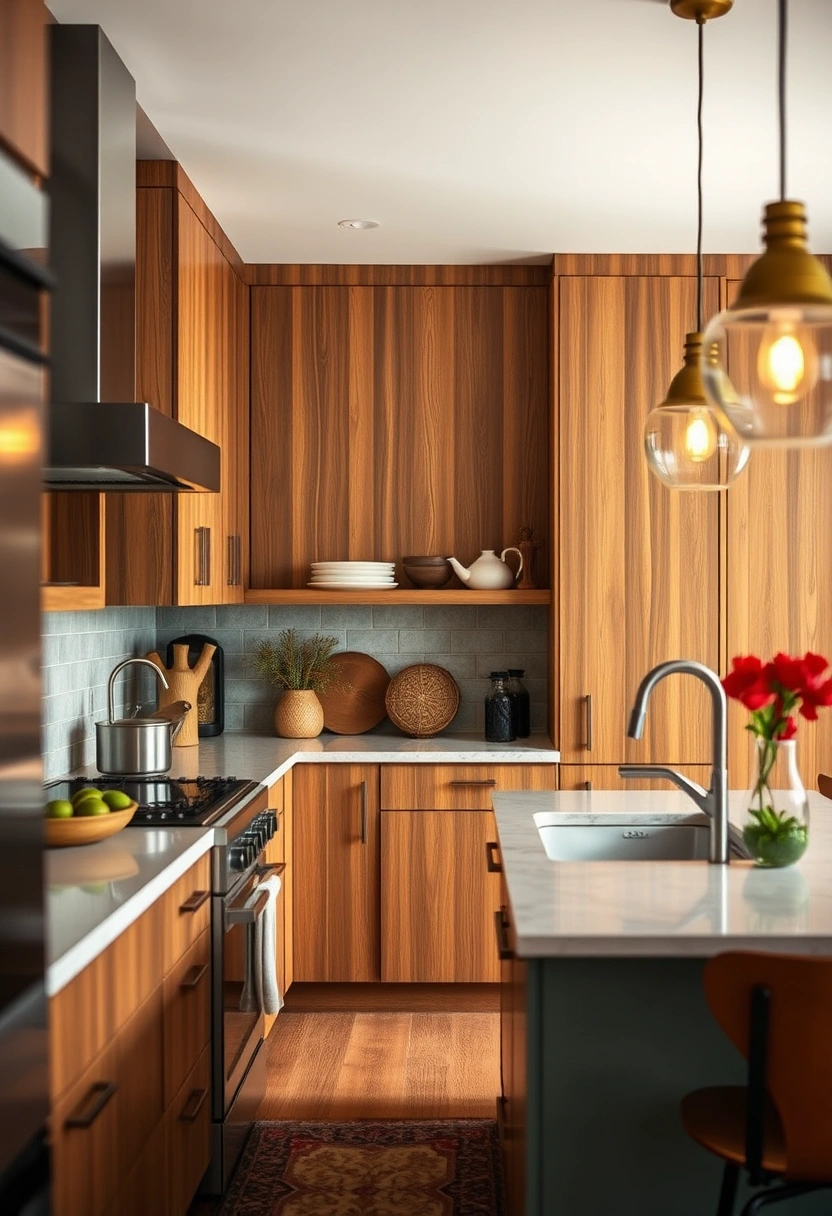 Mid century modern kitchen decor ideas 7