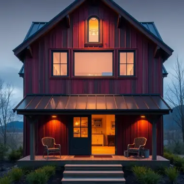 Mini barndominium exterior ideas 1