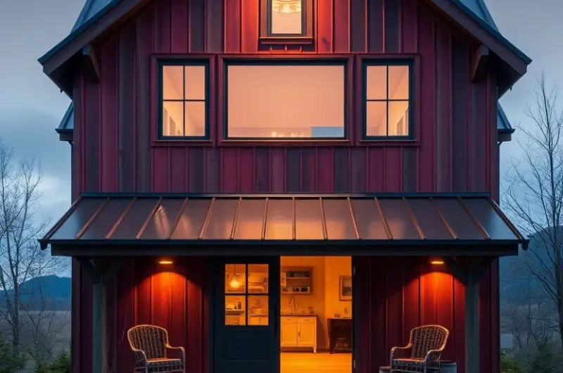 Mini barndominium exterior ideas 1