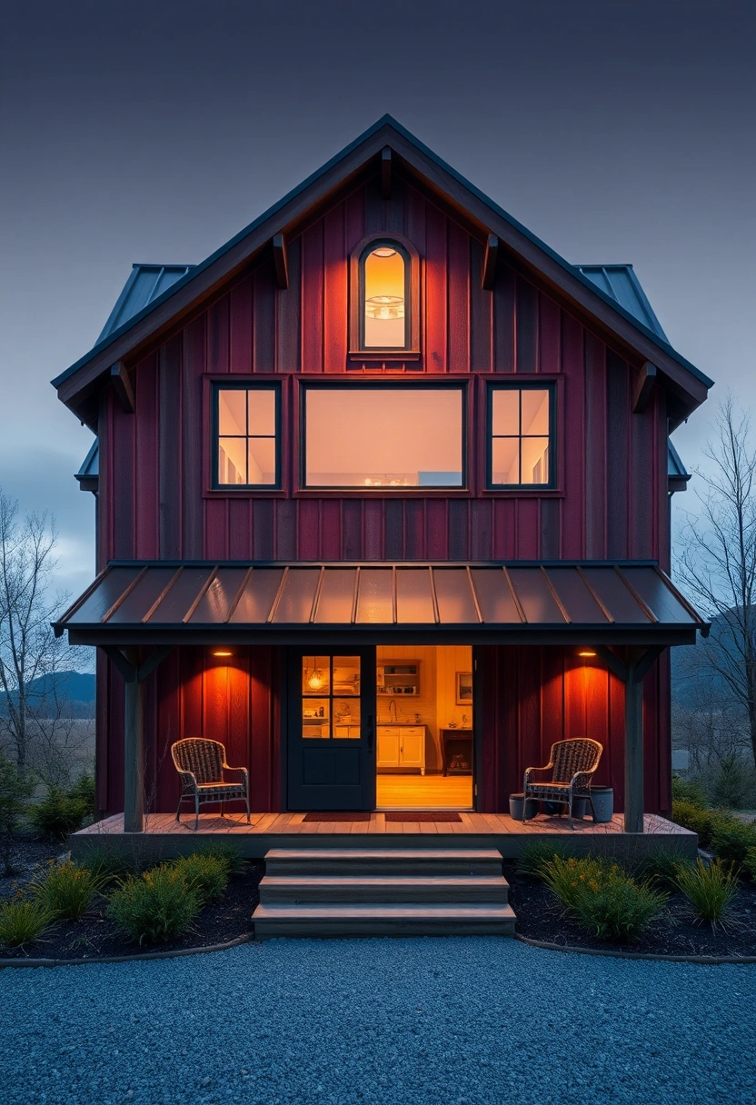 Mini barndominium exterior ideas 1