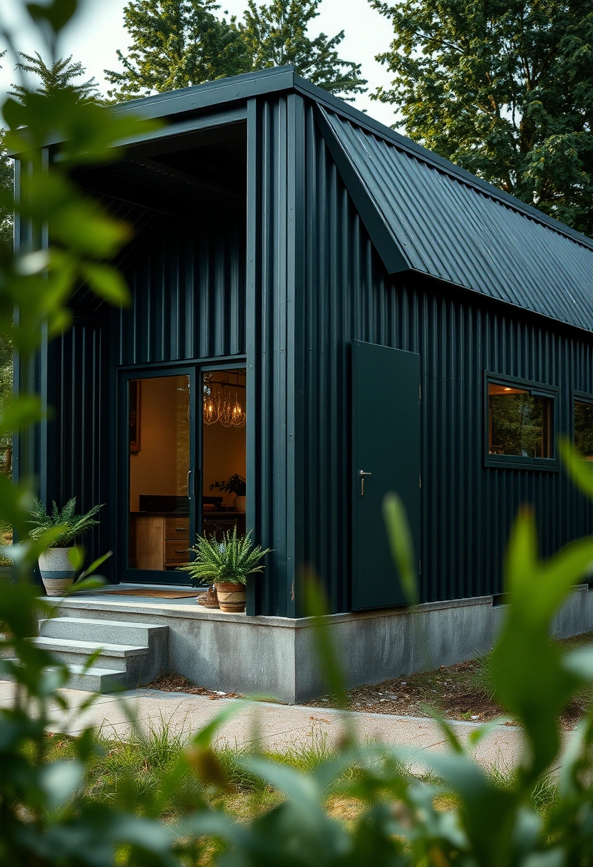 Mini barndominium exterior ideas 2
