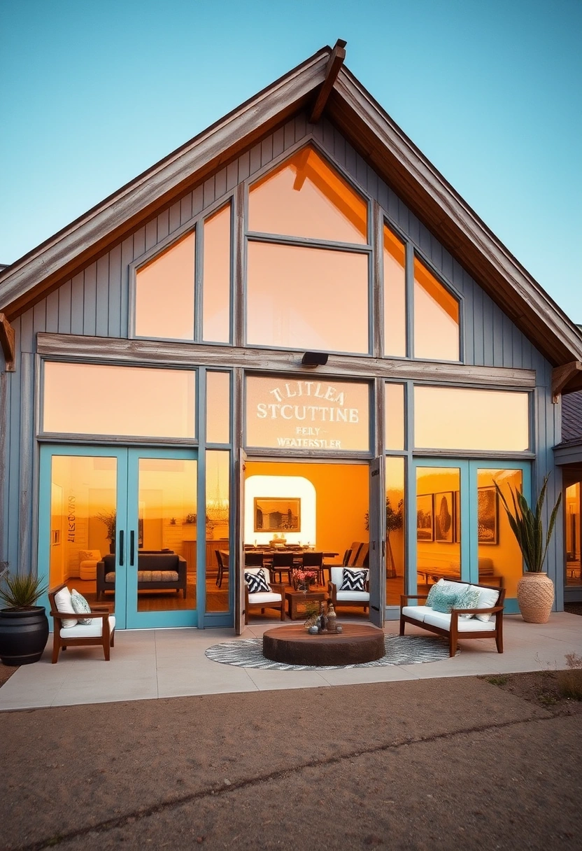 Mini barndominium exterior ideas 4
