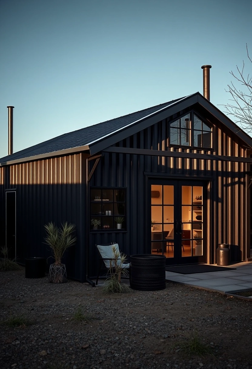 Mini barndominium exterior ideas 6