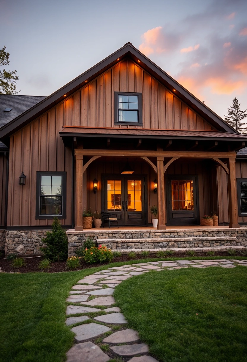 Mini barndominium exterior ideas 7