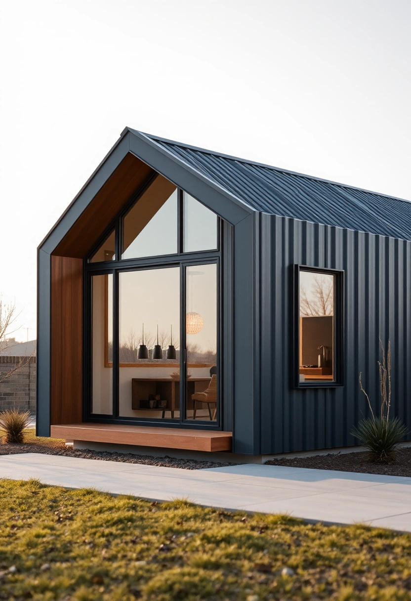 Mini barndominium exterior ideas 8