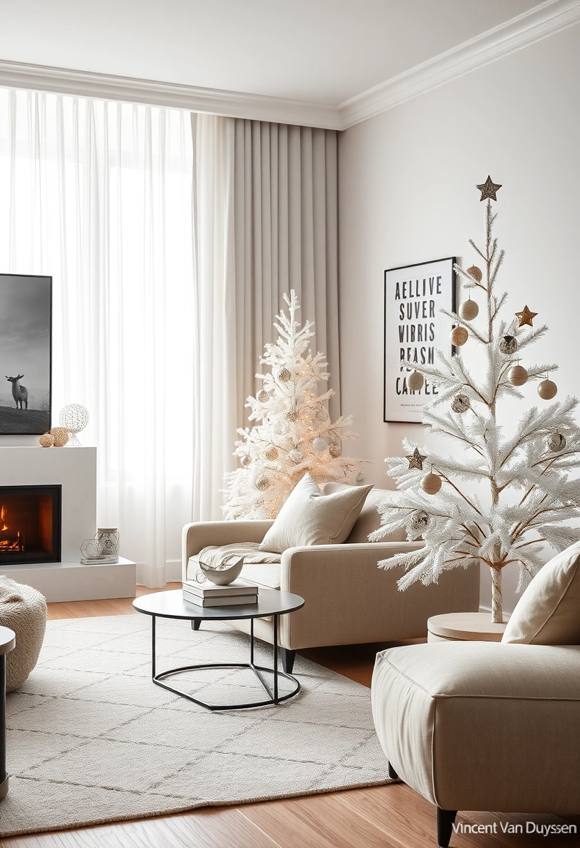 Minimal Christmas tree decor ideas 1
