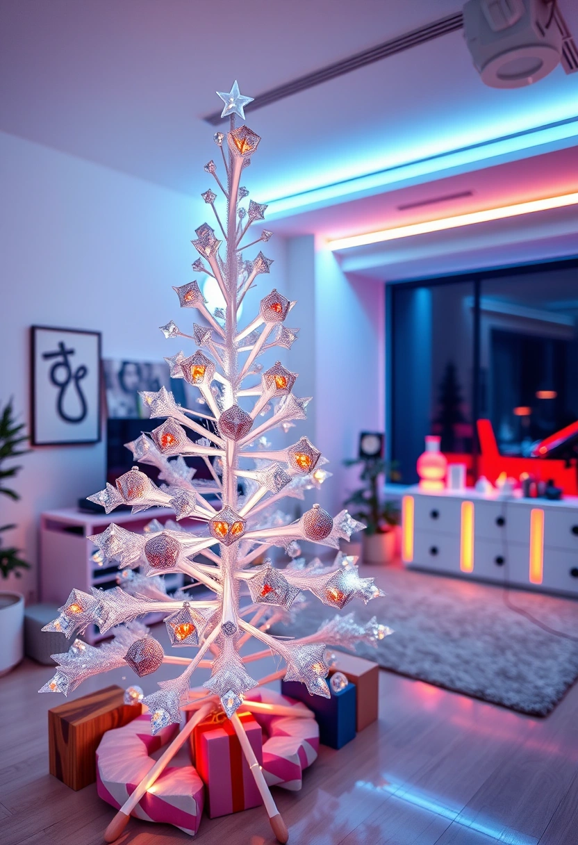 Minimal Christmas tree decor ideas 15