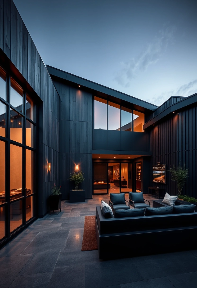 Modern barndominium exterior ideas 4