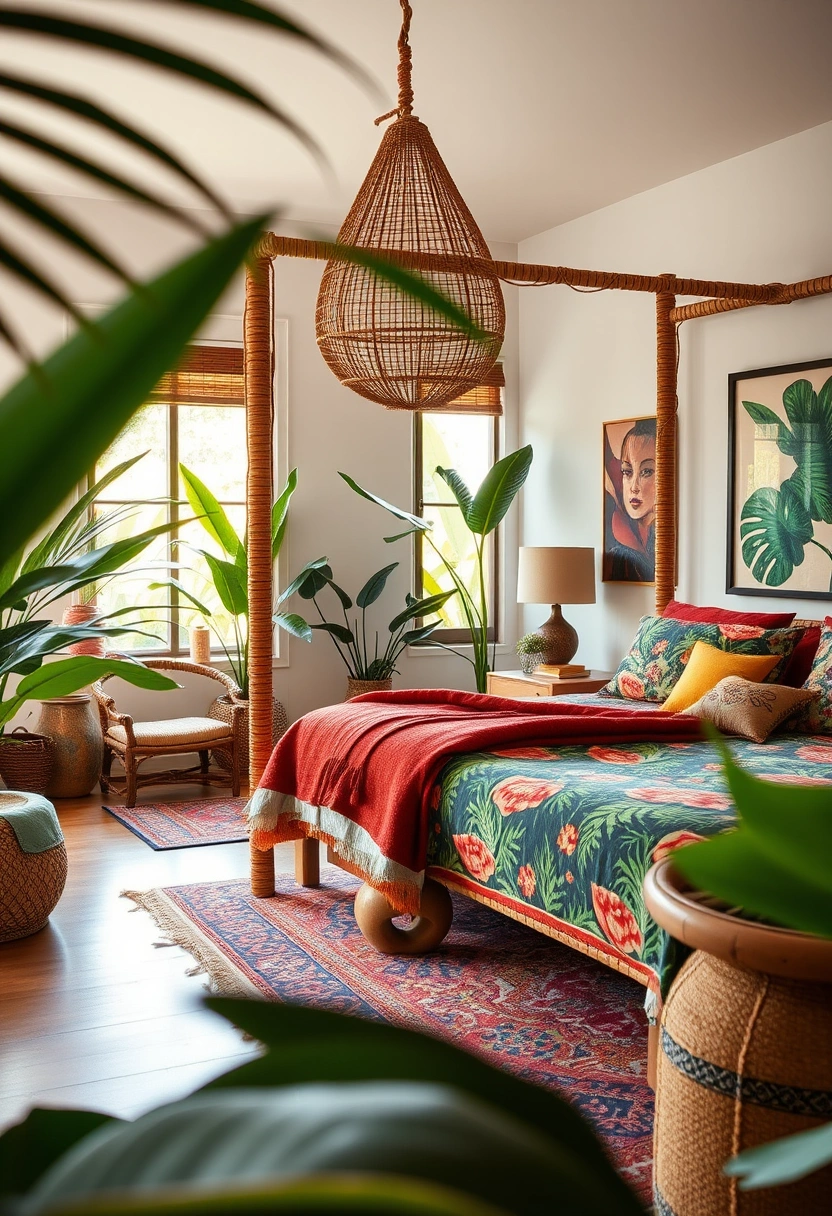 Modern boho bedroom ideas 18
