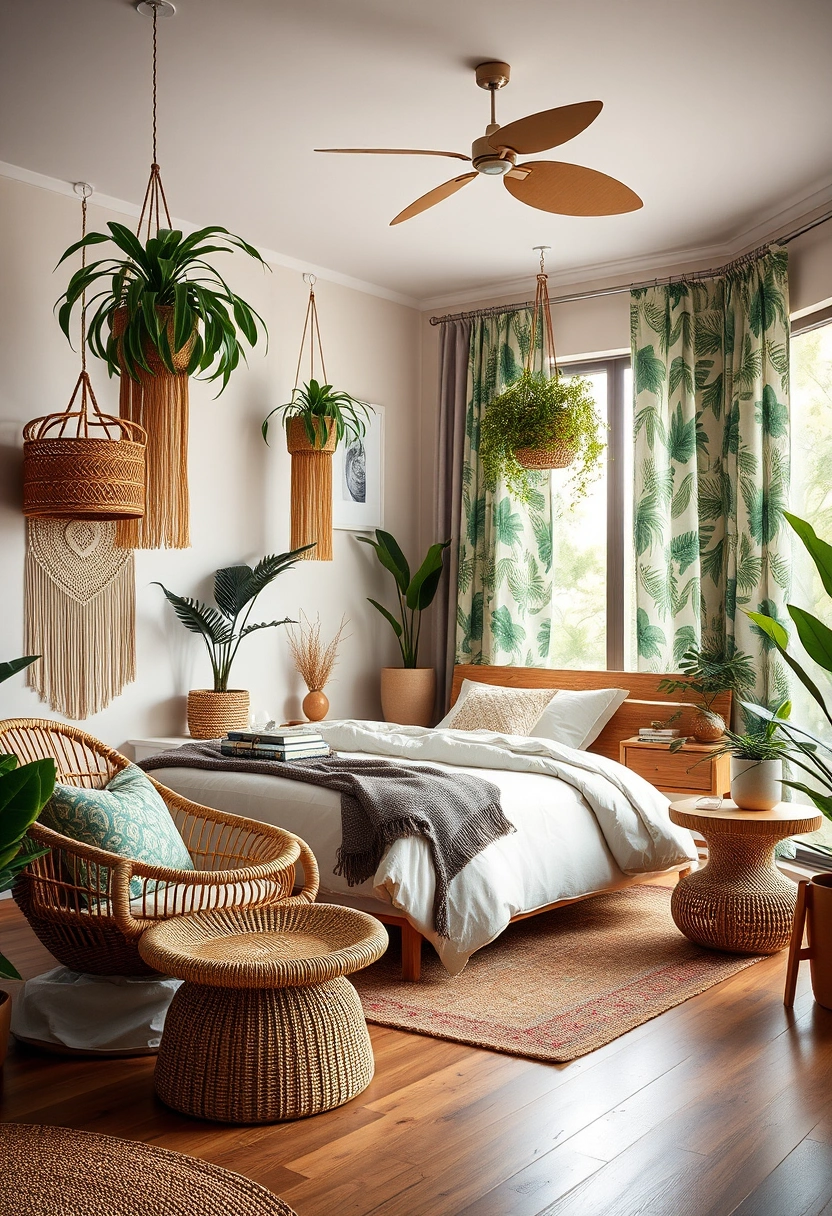 Modern boho bedroom ideas 4