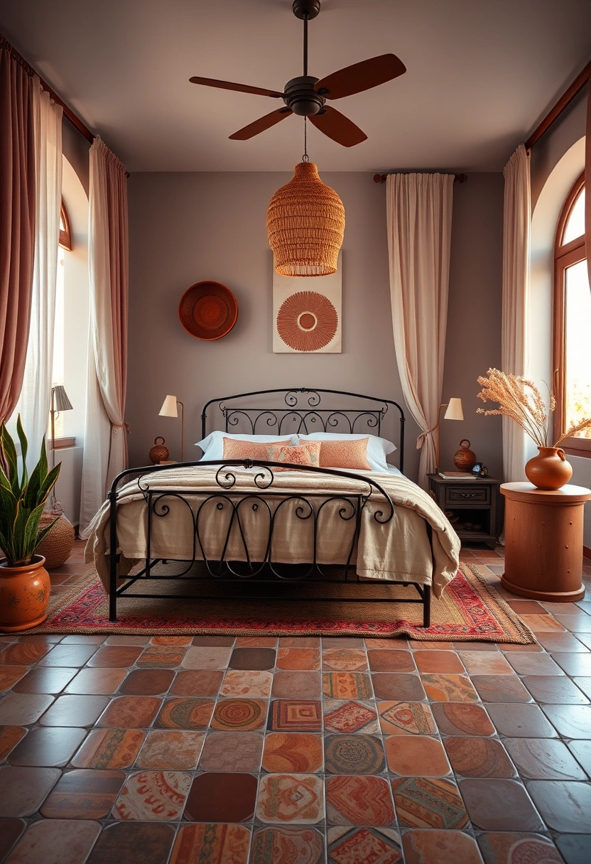 Modern boho bedroom ideas 7