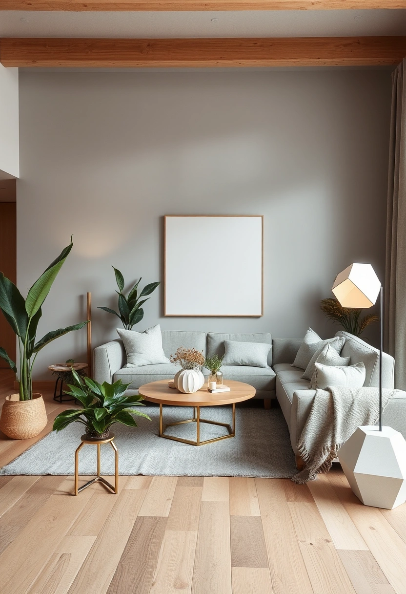 Modern boho living room ideas 4