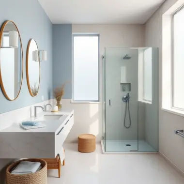 Modern coastal bathroom ideas 1