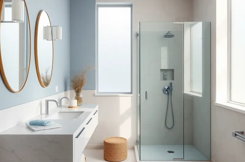 Modern coastal bathroom ideas 1