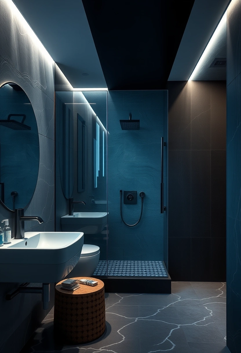Modern coastal bathroom ideas 11