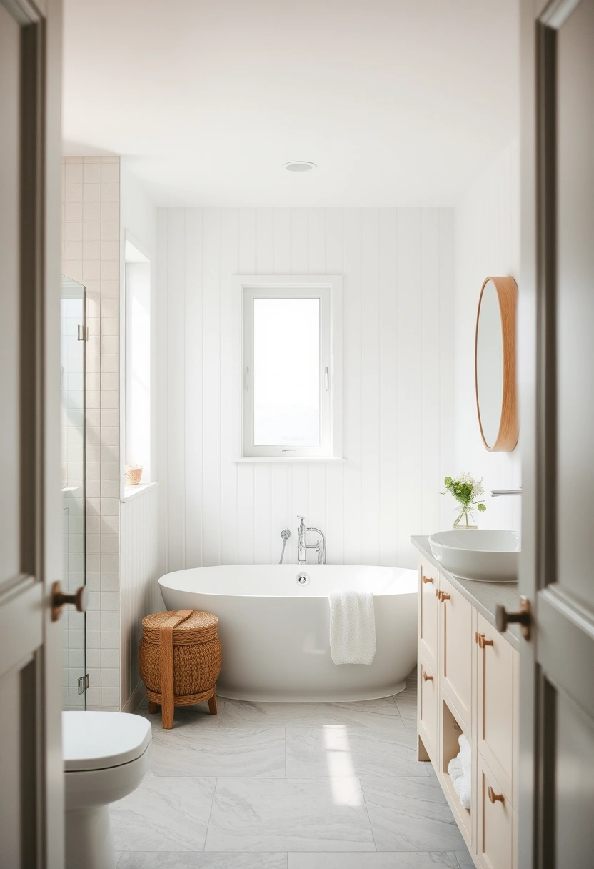 Modern coastal bathroom ideas 15