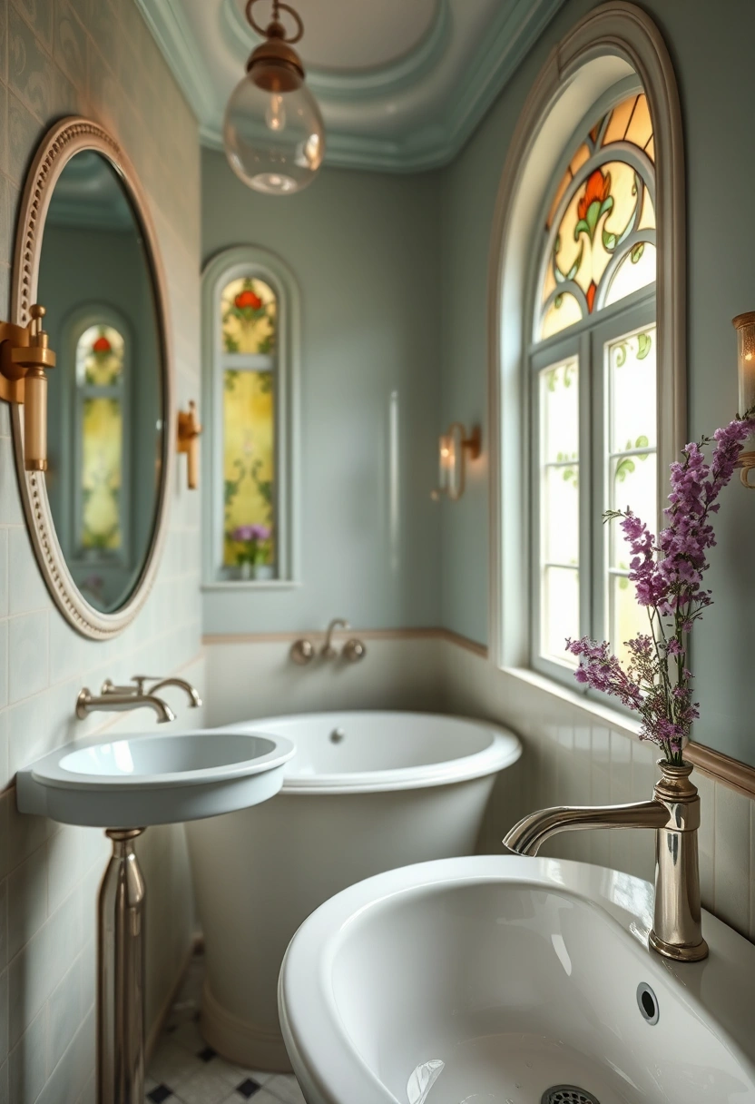 Modern coastal bathroom ideas 17